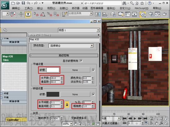 3dsnbsp;max基础材质初学者必读（15）——设置砖墙纹理 - 情缘心语 - 手机天堂 软件世界